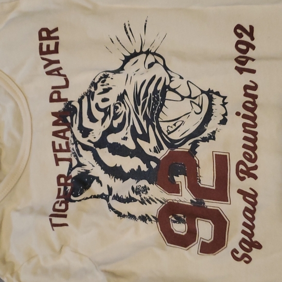 🧡 H&M | Toddler 2-Piece Outfit Pant & Shirt | 3-4 Y 4T | Red Cream - Picture 4 of 5